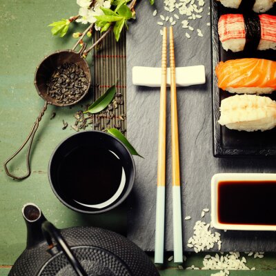 Obraz Sushi i pałeczki