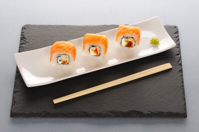 Obraz Sushi trzy rolki