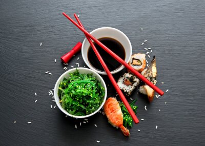 Obraz Sushi z wodorostami