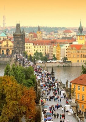 Turystyczne miasto Praga