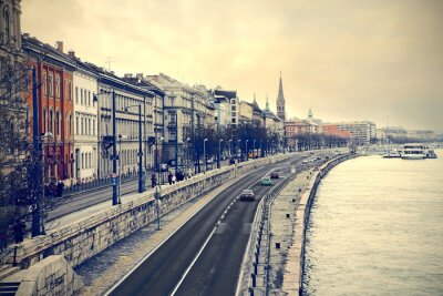 Obraz Ulice w mieście Budapeszt