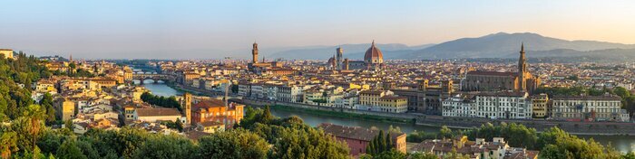 Obraz Widok na panoramę Florencji