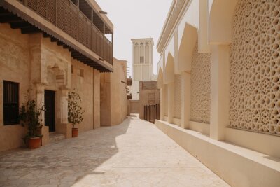 Obraz Widok na stare miasto w historycznej dzielnicy Al Fahidi