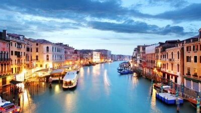 Obraz Widok na Wenecję z mostu