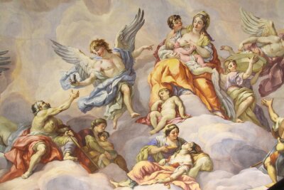 Obraz Wiedeńskie malarstwo barokowe z Saint Charles