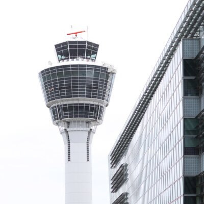 Obraz Wieża kontroli na lotnisku