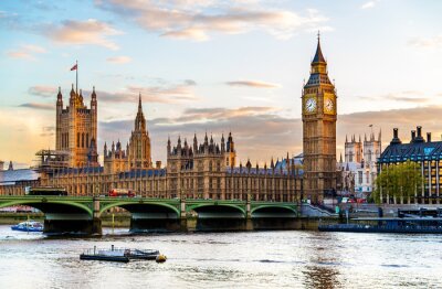 Obraz Wieże Pałacu Westminster Londyn